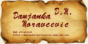Damjanka Moravčević vizit kartica